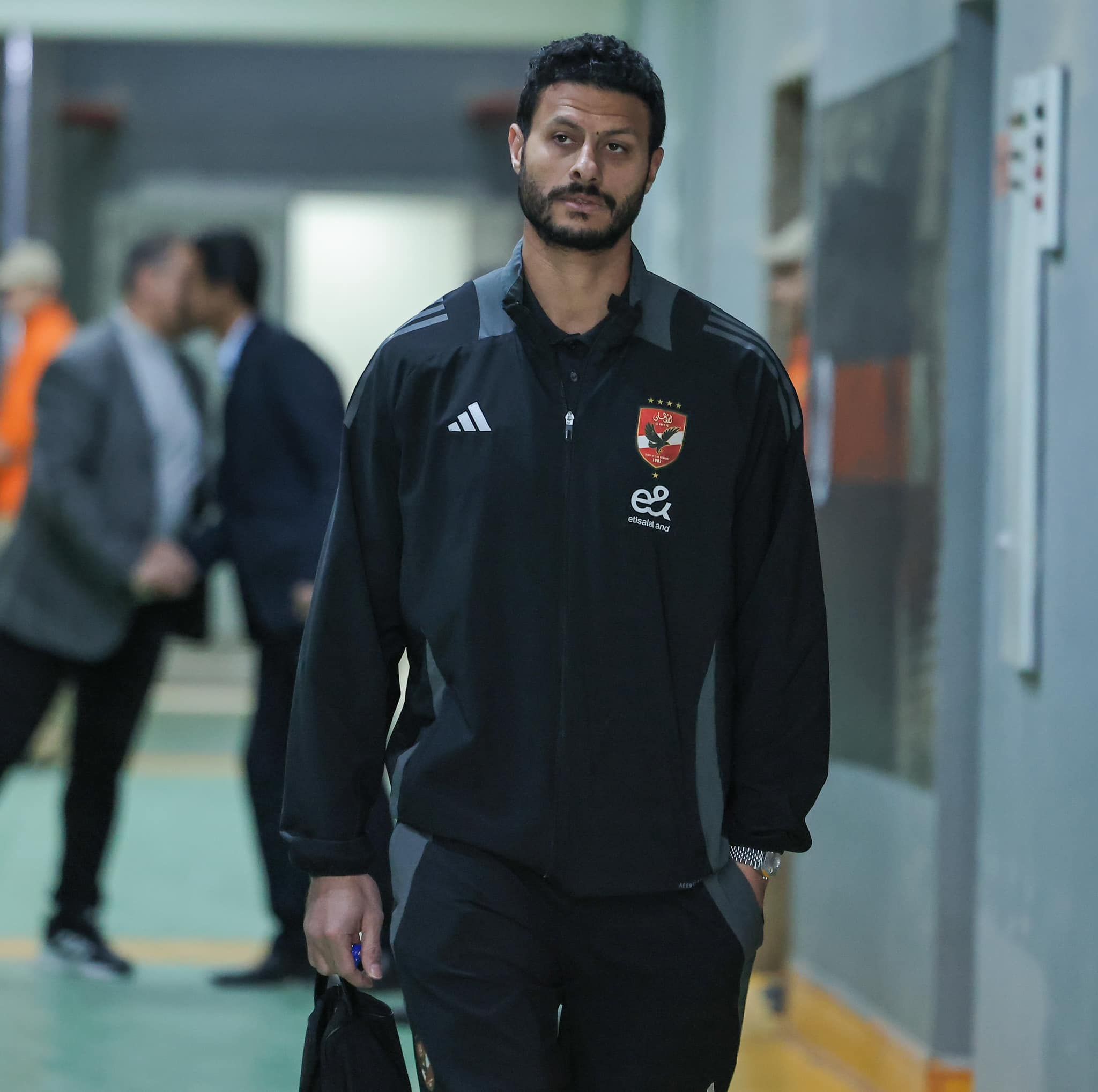 لقطات من وصول الاهلي ملعب برج العرب لمواجهة الأهلي (15)