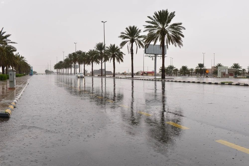 هطول أمطار متوسطة على الباحة - أرشيفية