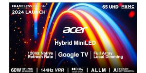 Acer تطلق أجهزة تلفاز M-Series Hybrid MiniLED 4K بأسعار تنافسية في الهند - عرب فايف