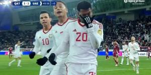 أخبار الرياضة - هدف تعادل الامارات مع قطر (1-1) كأس الخليج - عرب فايف