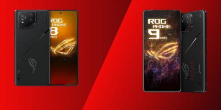 مقارنة بين هاتفي أسوس ROG Phone 9 Pro و ROG Phone 8 Pro - عرب فايف