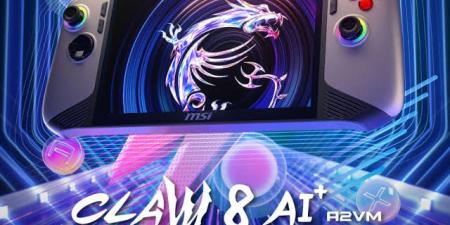 MSI Claw 8 AI+ يتفوق سعرًا على Asus ROG Ally X بـ100 دولار - عرب فايف