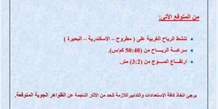 ظواهر جوية وتحذيرات.. «الأرصاد» تكشف حالة الطقس غدا الاثنين - عرب فايف