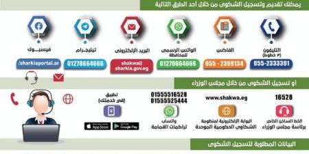 منظومة الشكاوى الحكومية بالشرقية تحل 97% من مطالب المواطنين - عرب فايف