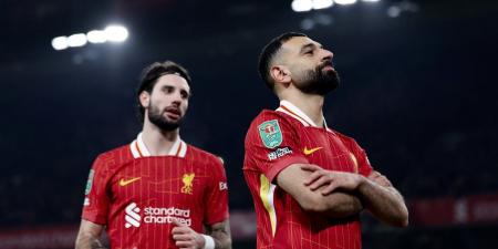 محمد صلاح يسجل في فوز ليفربول على توتنهام هوتسبير (0/4) ويتأهل لمواجهة نيوكاسل يونايتد في نهائي كأس رابطة المحترفين الإنجليزية - عرب فايف