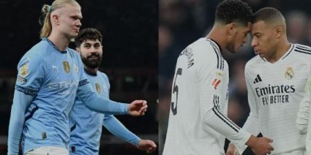 شاهد مباراة مانشستر سيتي وريال مدريد هنا وبس - عرب فايف