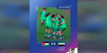 منتخب سوريا بكرة القدم للناشئات يتأهل لنصف نهائي بطولة غرب آسيا بفوزه على منتخب فلسطين - عرب فايف