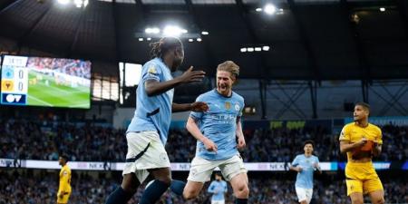 دي بروين يقود مانشستر سيتي للفوز على وولفرهامبتون بالدوري الإنجليزي - عرب فايف