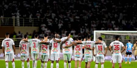 إنتهاء الشوط الأول بتقدم الزمالك بهدف على البنك الأهلى - عرب فايف
