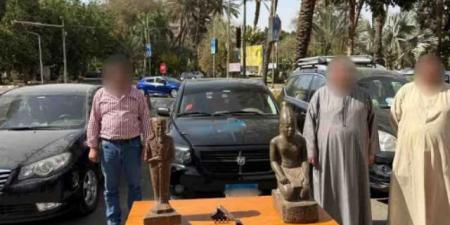 إحباط محاولة احتيال لبيع تماثيل غير أثرية فى القاهرة - عرب فايف