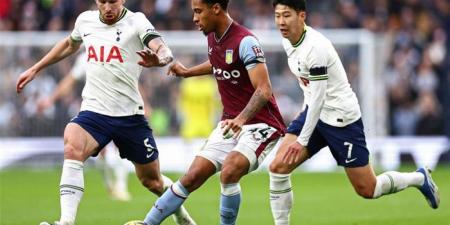 تعديل في موعد مباراة توتنهام واستون فيلا بالدوري الإنجليزي - عرب فايف