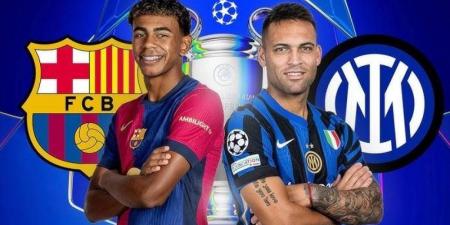 موعد مباراة إنتر ميلان وبرشلونة في نصف نهائي "أبطال أوروبا" والقنوات الناقلة والتشكيل المتوقع - عرب فايف