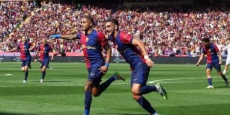 كلاسيكو الأرض.. برشلونة يفوز على ريال مدريد 4-3 ويقترب من حسم الدورى الإسباني - عرب فايف
