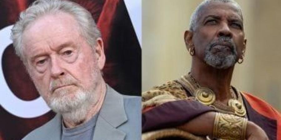 مشادة بين ريدلى سكوت ودينزل واشنطن بسبب قبلة فى Gladiator 2.. اعرف التفاصيل - عرب فايف