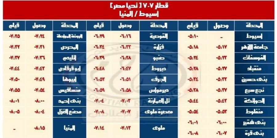 السكة الحديد: تشغيل خدمة جديدة بين "القاهرة ـ نجع حمادى" والعكس من الأحد - عرب فايف