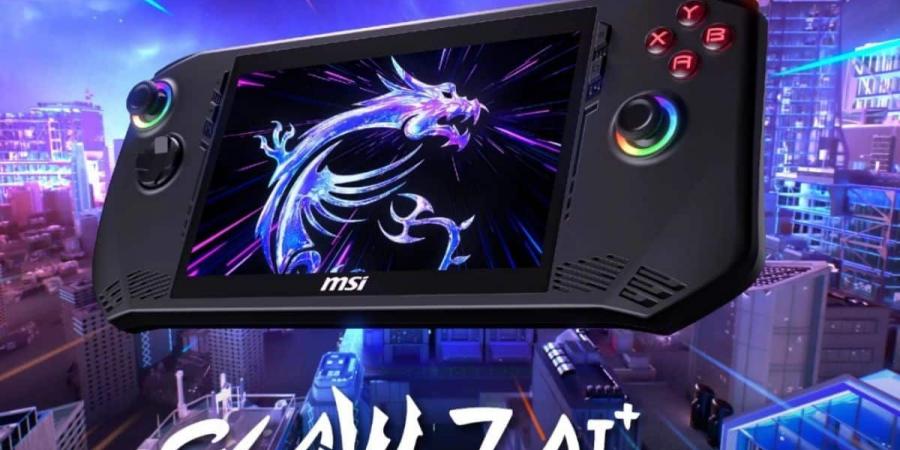 بسعر قدره 800 دولارٍ.. الكشف عن جهاز الألعاب المحمول +MSI Claw 7 AI - عرب فايف