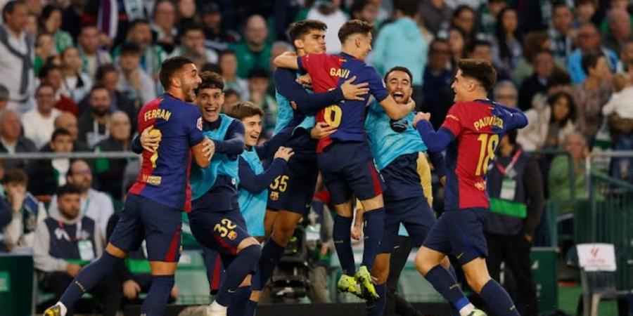 بيتيس يتعادل مع برشلونة في الدقائق الأخيرة بالدوري الإسباني - عرب فايف