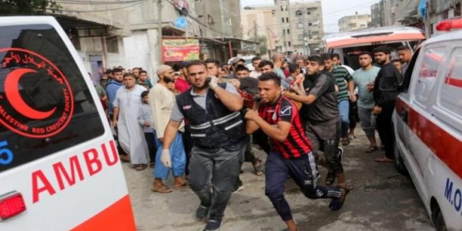 استشهاد 7 فلسطينيين في قصف الاحتلال وسط وجنوب قطاع غزة - عرب فايف