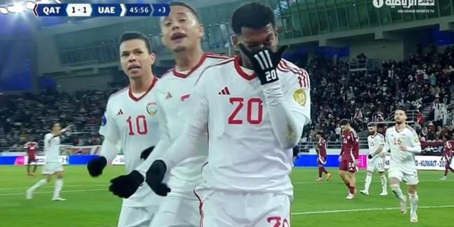 أخبار الرياضة - هدف تعادل الامارات مع قطر (1-1) كأس الخليج - عرب فايف