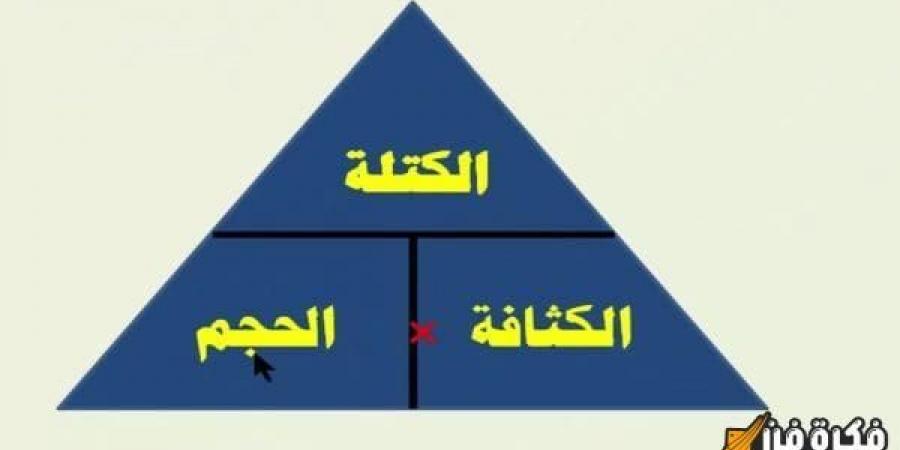 وحدة قياس الكثافة وقانونها: اكتشف الأسرار العلمية وراء هذه المفاهيم الأساسية وتأثيرها في عالم الفيزياء! - عرب فايف