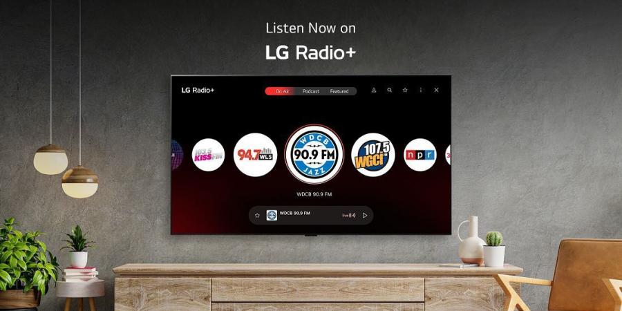 LG Radio+ تقدم لمستخدمي تلفزيونات إل جى الذكية امكانية الاستماع المجاني إلى مجموعة واسعة من البودكاست والمحطات - عرب فايف