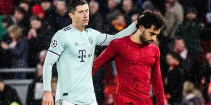 محمد صلاح ينافس ليفاندوفسكى على جائزة الحذاء الذهبى الأوروبى - عرب فايف