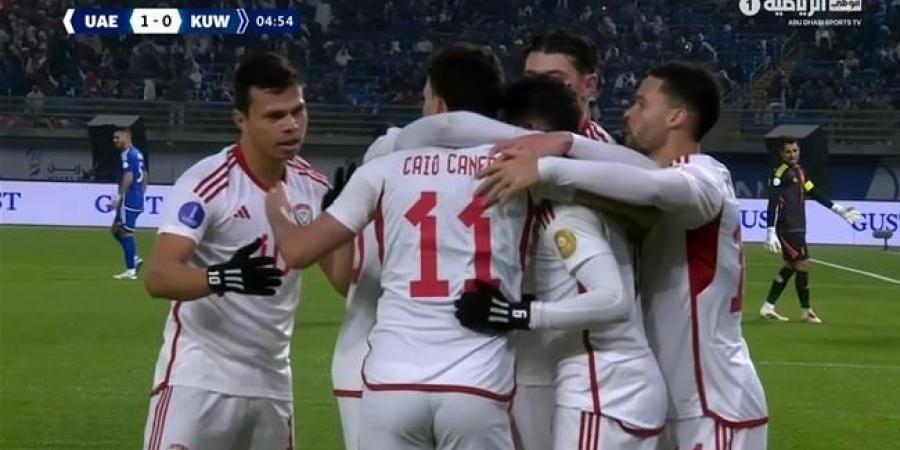 أخبار الرياضة - اهداف مباراة الكويت والامارات (2-1) كأس الخليج - عرب فايف