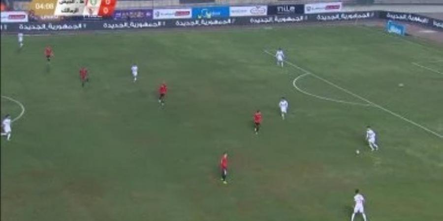 فى شوط أول مثير.. الزمالك يتقدم على طلائع الجيش 2 -1 - عرب فايف