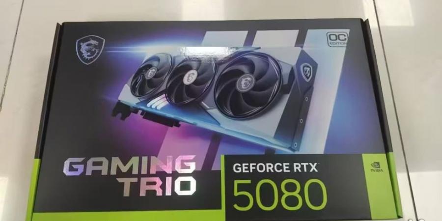 صور تؤكد على المواصفات الرئيسية لكرت الشاشة GeForce RTX 5080 المرتقب #CES2025 - عرب فايف