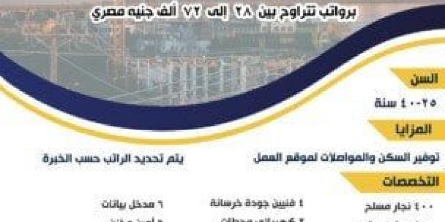 2305 فرصة عمل.. التخصصات والشروط وكيفية التقديم - عرب فايف