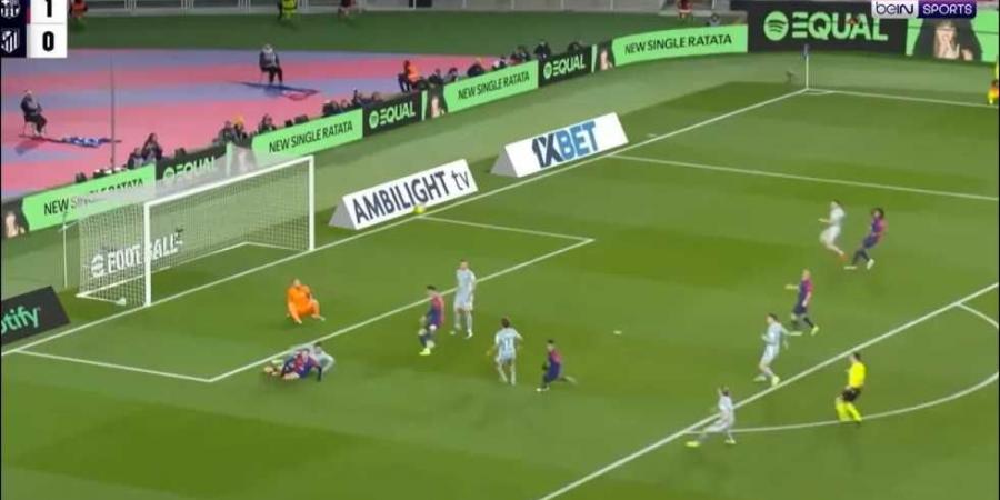 بث مباشر مباراة برشلونة ضد أتلتيكو مدريد 2 - 2 الشوط الأول في نصف نهائي كأس ملك إسبانيا - عرب فايف