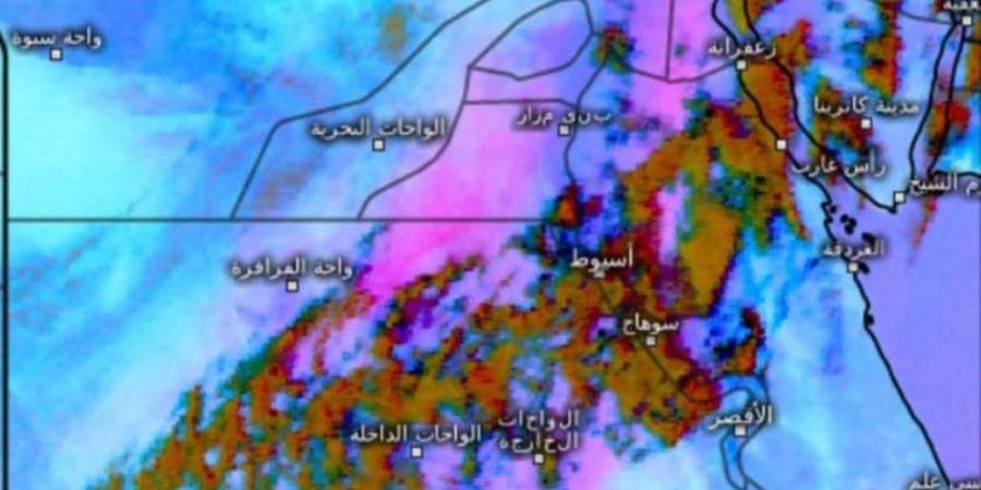 العاصفة الترابية في مصر.. صور الأقمار الصناعية تكشف تطورات الطقس - عرب فايف