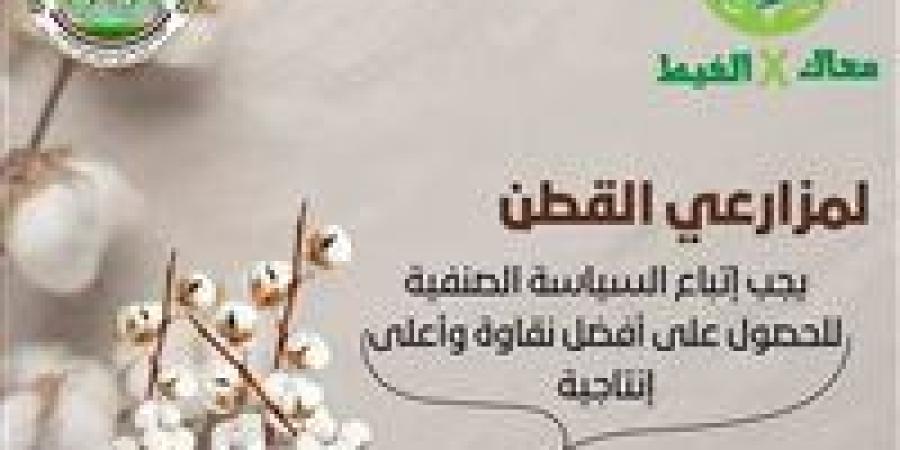 إطلاق حملة تقدم نصائح هامة لمزارعي القطن في بداية موسم الزراعة - عرب فايف