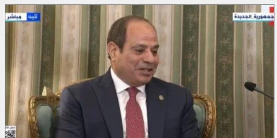 الرئيس السيسى: مصر لم ولن تكون معبرا للمهاجرين إلى أوروبا - عرب فايف