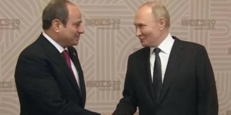 بوتين: مصر أهم شريك تجارى لروسيا فى أفريقيا - عرب فايف