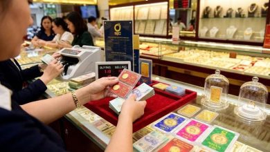 أسعار الذهب في شركة SJC تتراجع بأكثر من مليوني دونغ فيتنامي صباح اليوم