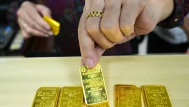 ارتفاع أسعار سبائك وخواتم الذهب بمقدار 1.2 مليون دونغ فيتنامي للأونصة