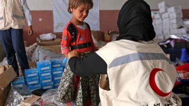 الهلال الأحمر المصري يطلق حملة توزيع مساعدات غذائية وطبية وشتوية لدعم الفلسطينيين