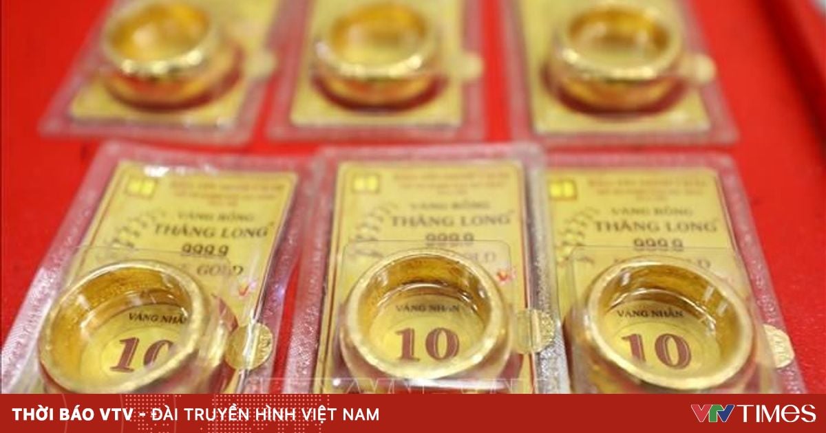 انخفاض أسعار الذهب إلى أقل من 190 مليون دونغ في فيتنام لكل تايل