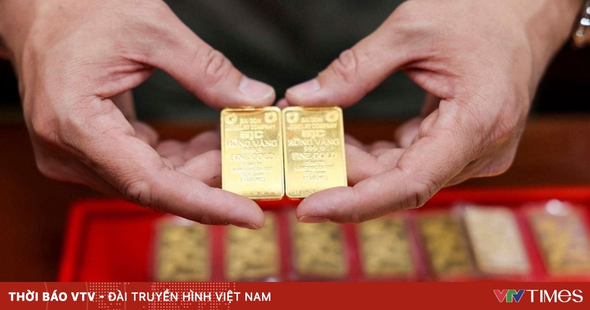 تراجع أسعار الذهب بمقدار 2.5 مليون دونغ فيتنامي لكل تايل في السوق المحلية