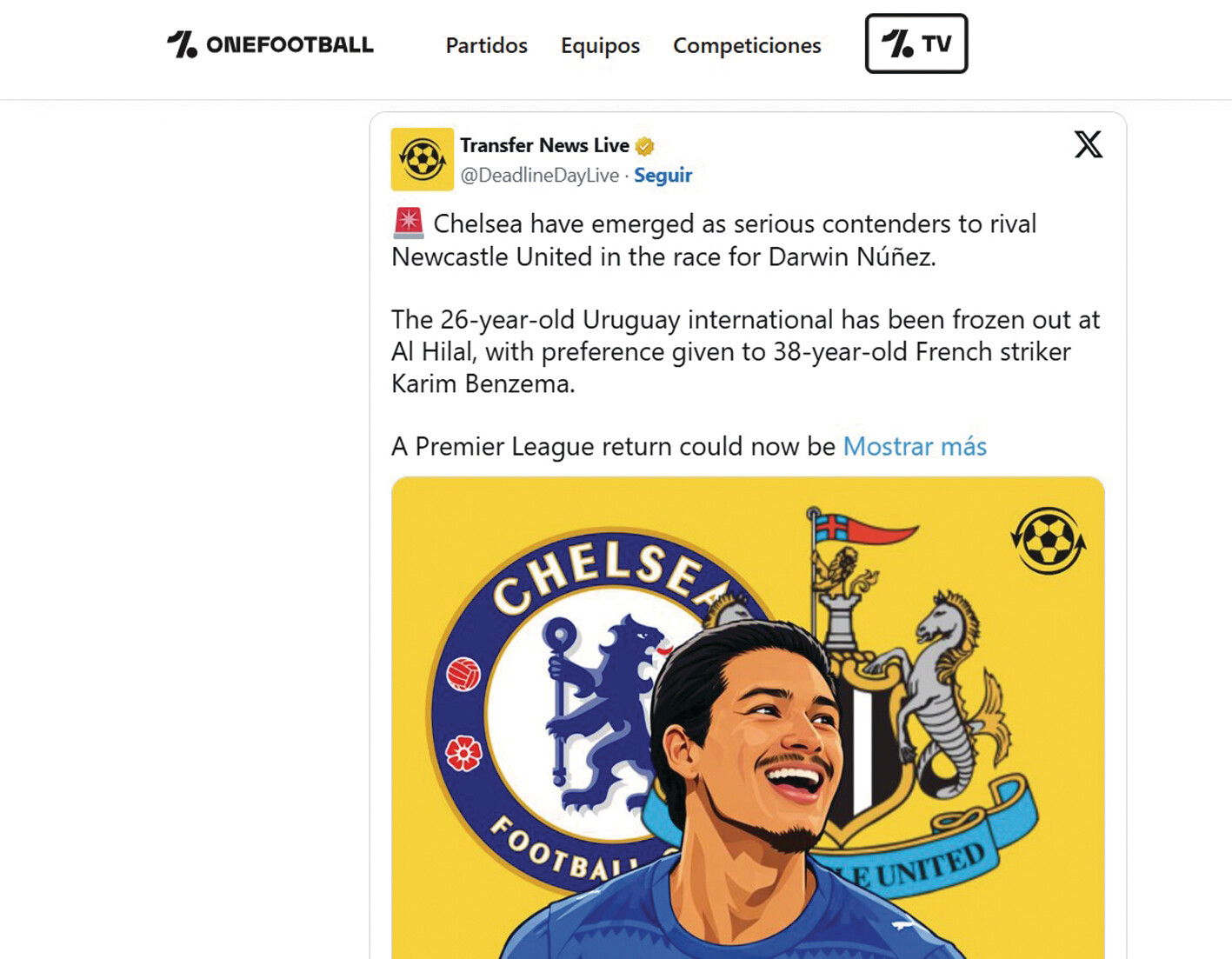 جريدة الرياض تكشف موقف نونيز الفاصل داخل صفوف الهلال