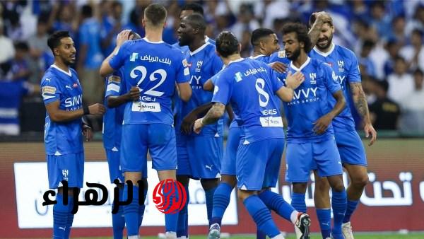 حسان تمبكتي ينضم لتدريبات الهلال الجماعية استعدادًا لمواجهة الفتح