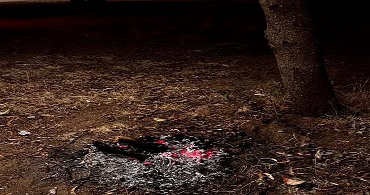 مواطن يشتعل النار في مواقع غير مخصصة داخل محمية طويق وتم ضبطه