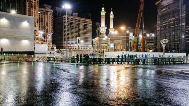 "وزارة البيئة ترصد أمطارًا في خمس مناطق ومكة المكرمة تتصدر بـ47 ملم"